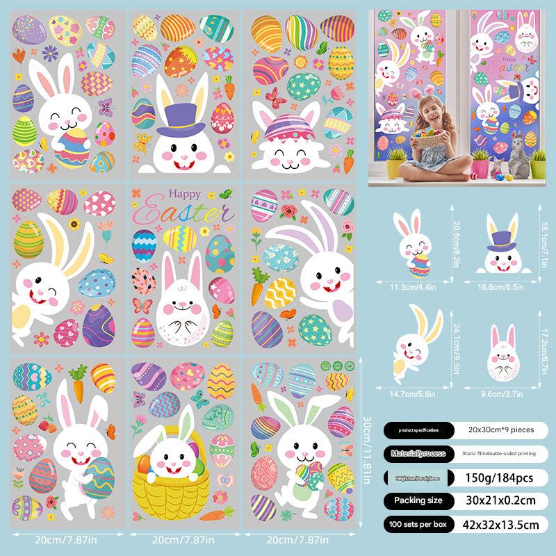 Easter Bunny window sticker design 2