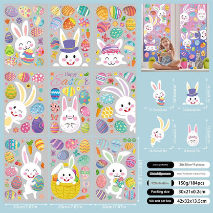 Easter Bunny window sticker design 2