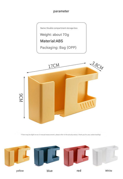 Wall-Mounted Remote Control Organizer Box Image 3