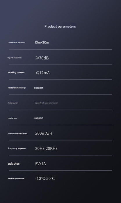 Wireless Clip-On Microphone Q8 Image 1