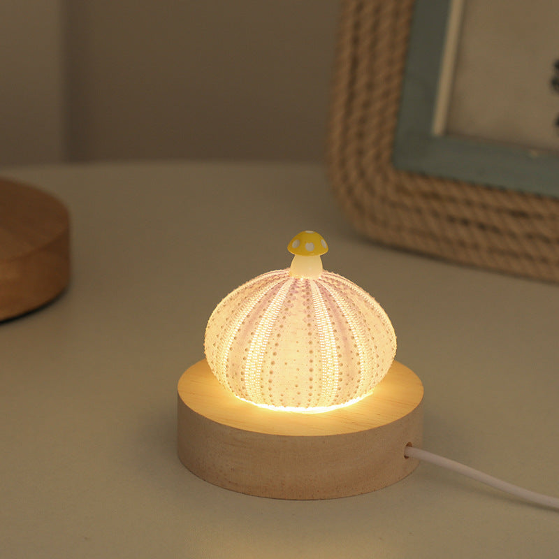 Shell sea urchin night light image 1
