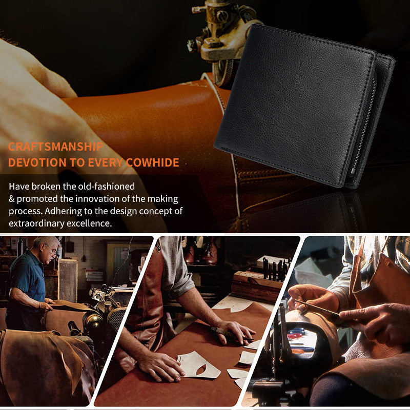 Stylish men's wallet with card slots in carbon fiber