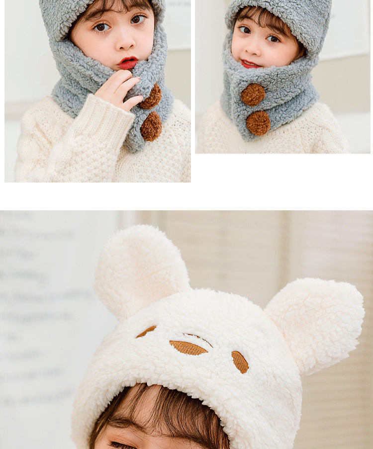 Kids scarf hat set for outdoor play - image 6