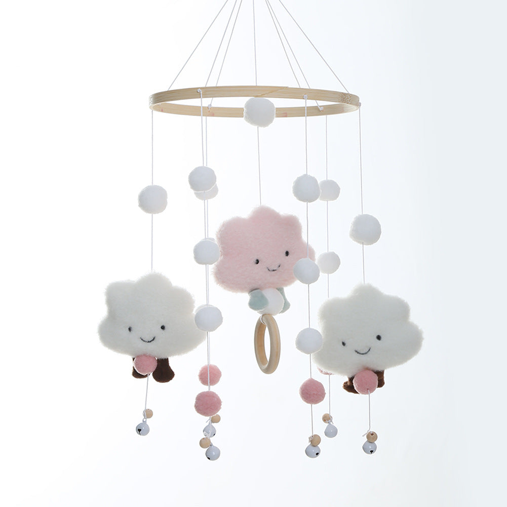 soft fabric cloud mobile image 4