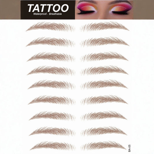 complete set of eyebrow stickers image 3
