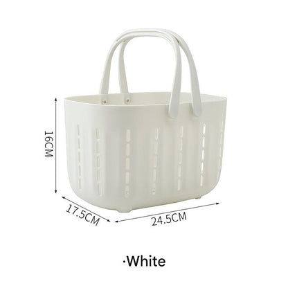 white bathroom storage basket for jewelry and clothes
