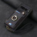 Black [with leather lanyard]