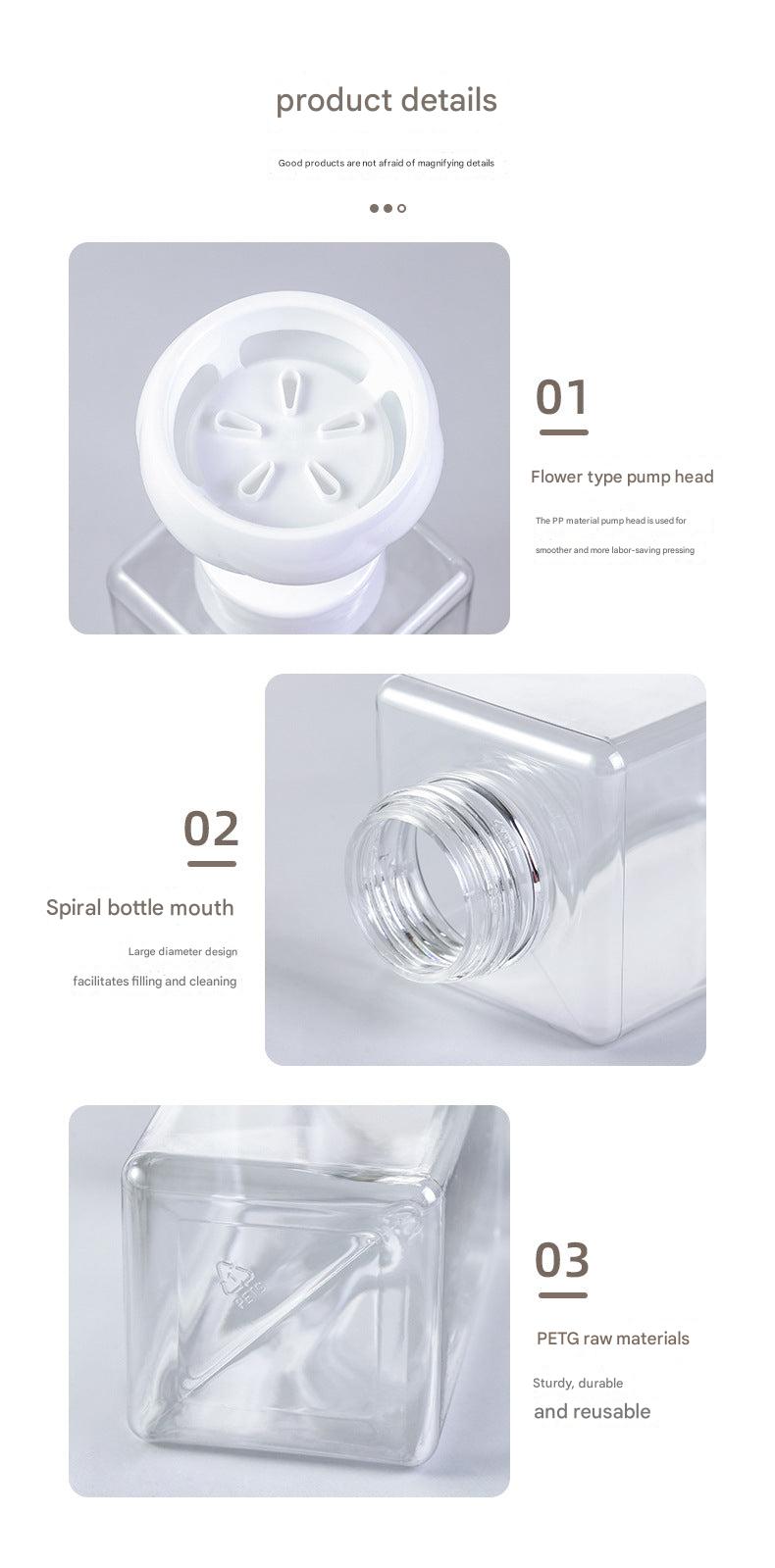 Durable Plastic Bottle for Liquid Soap Image 3