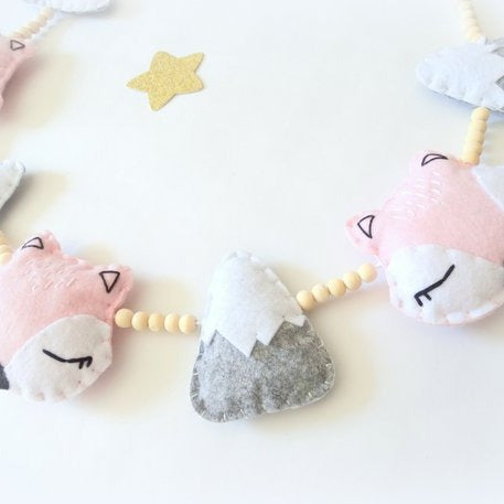 Wooden beads for kids bedroom