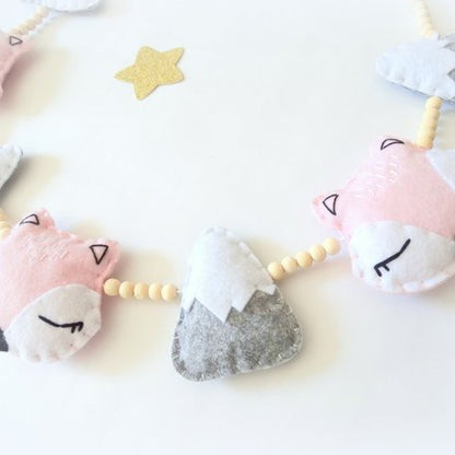 Wooden beads for kids bedroom