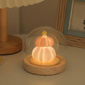 Two-layer shell mushroom lamp [glass cover battery version]