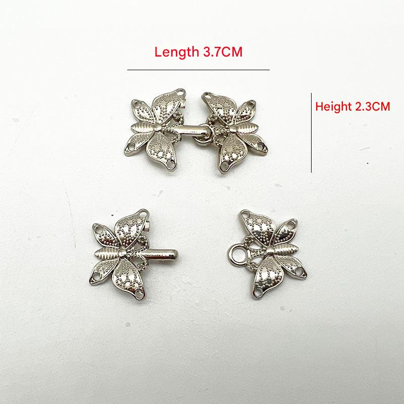 Metal fastener for Qipao clothing