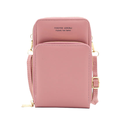 Stylish shoulder bag in light blue color