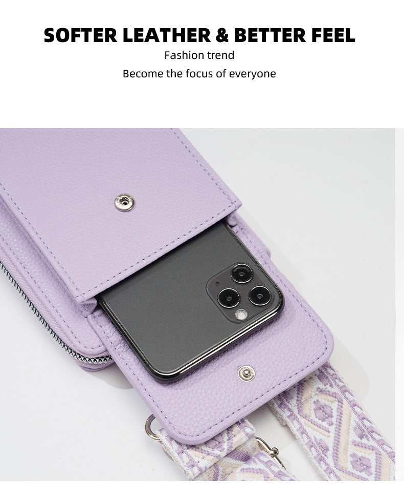 Women's Crossbody Bag in Purple