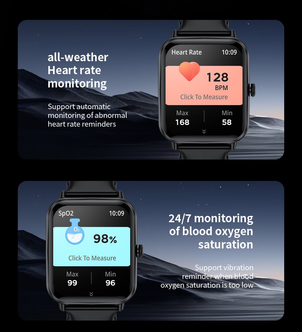 Waterproof smartwatch for fitness tracking