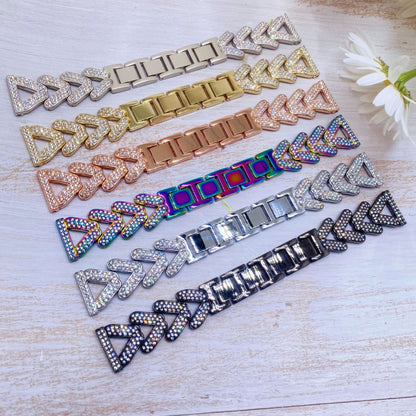 luxury watch band in colors