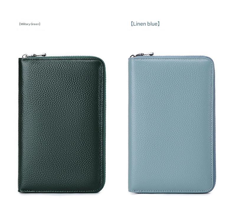 Premium RFID Leather Passport Holder Image 7
