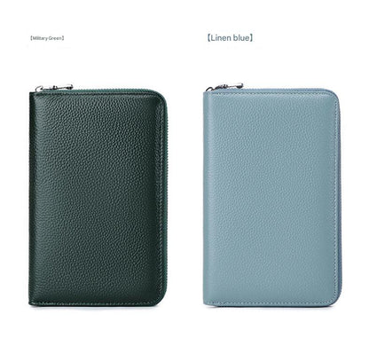 Premium RFID Leather Passport Holder Image 7