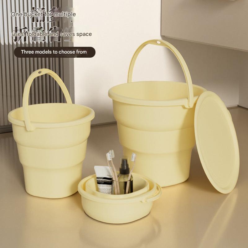 Easy to store foldable bucket