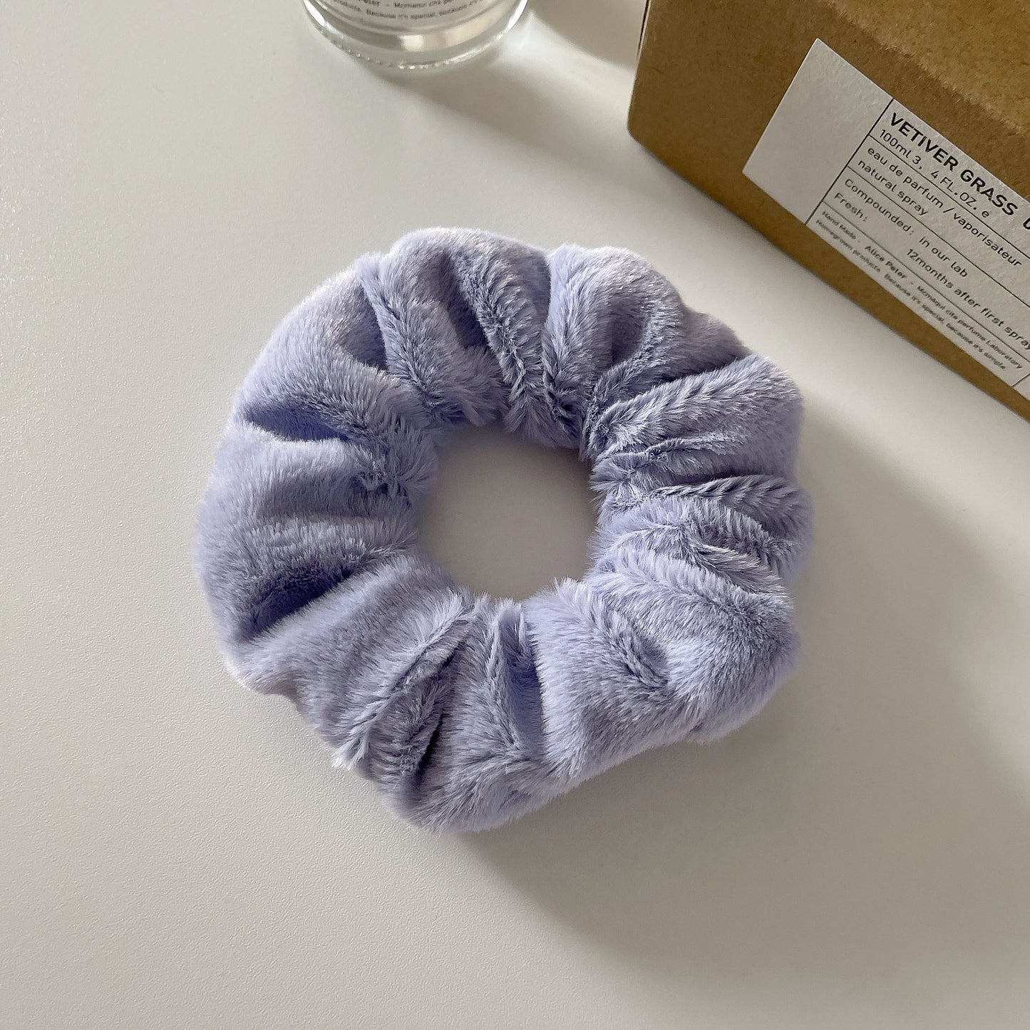 Cute plush headband for kids in pink color
