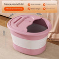 Pink Foot Soaking Bucket with Lid
