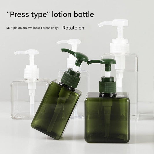 Portable travel bottle for liquid soap