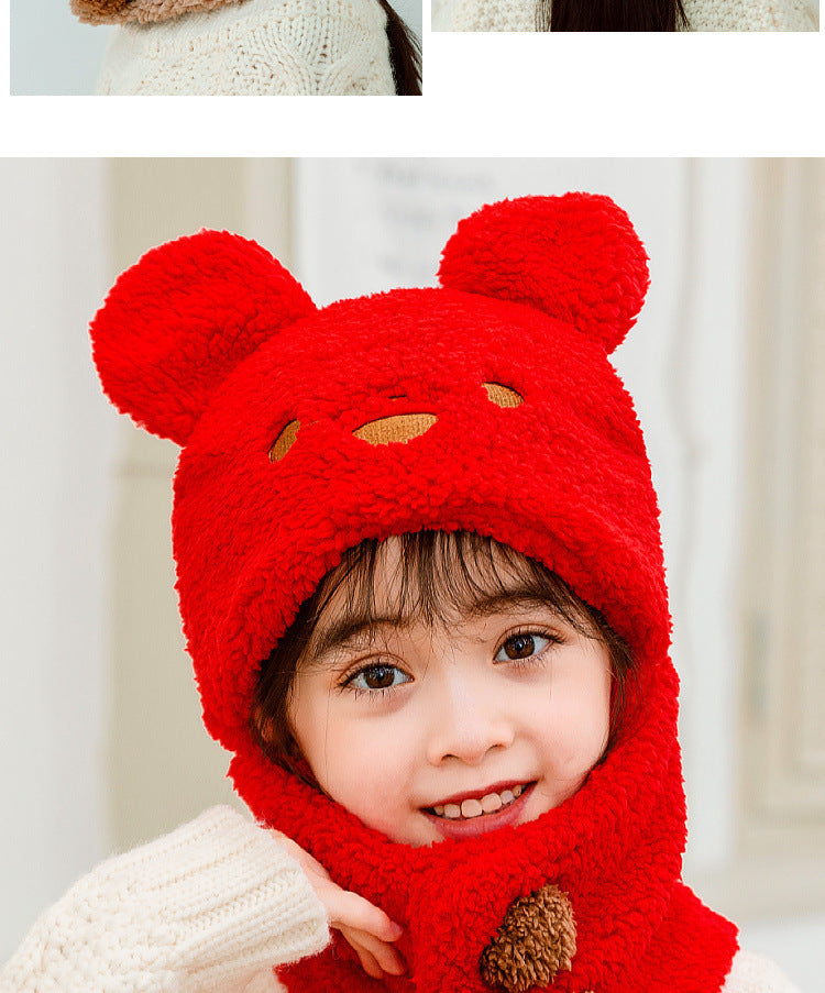 Cozy kids winter hat and scarf set - image 2