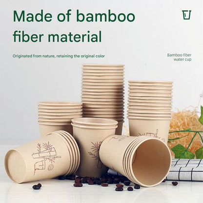 Sustainable Bamboo Fiber Disposable Cup Image 6