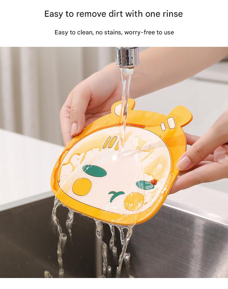 Colorful Cartoon Table Mat - Red
