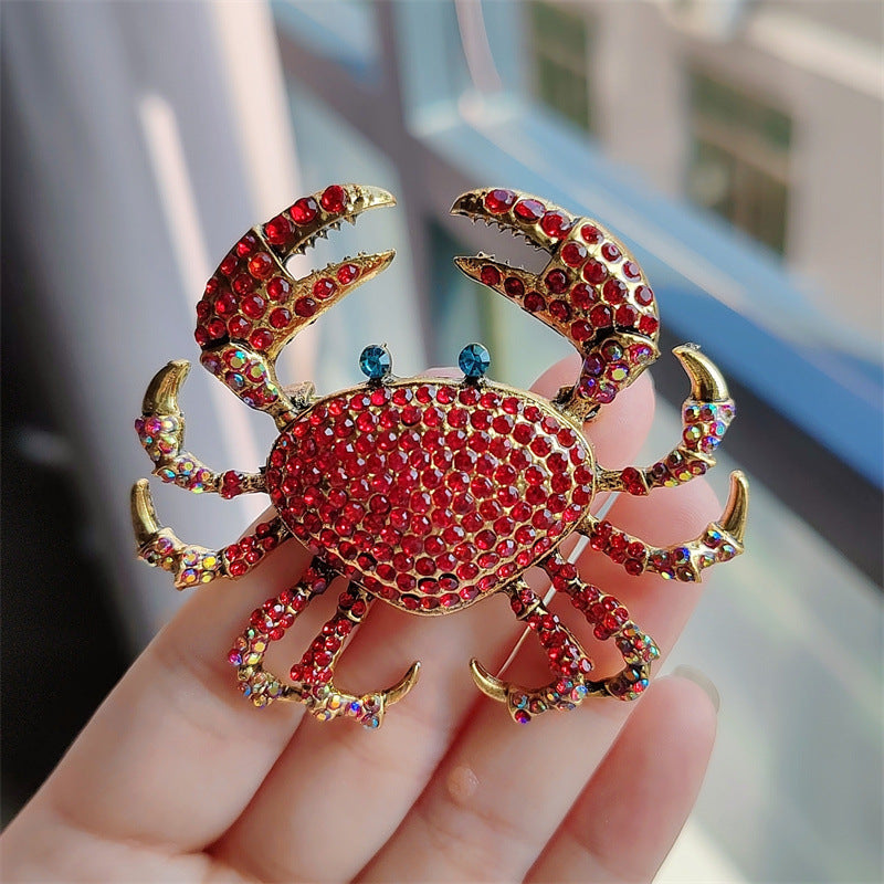 Stylish Alloy Crab Brooch 5