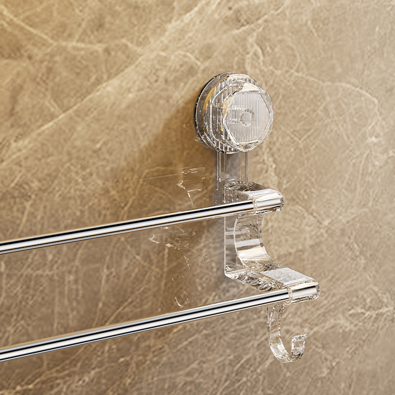 Dual-Pole Suction Towel Rack Image 8