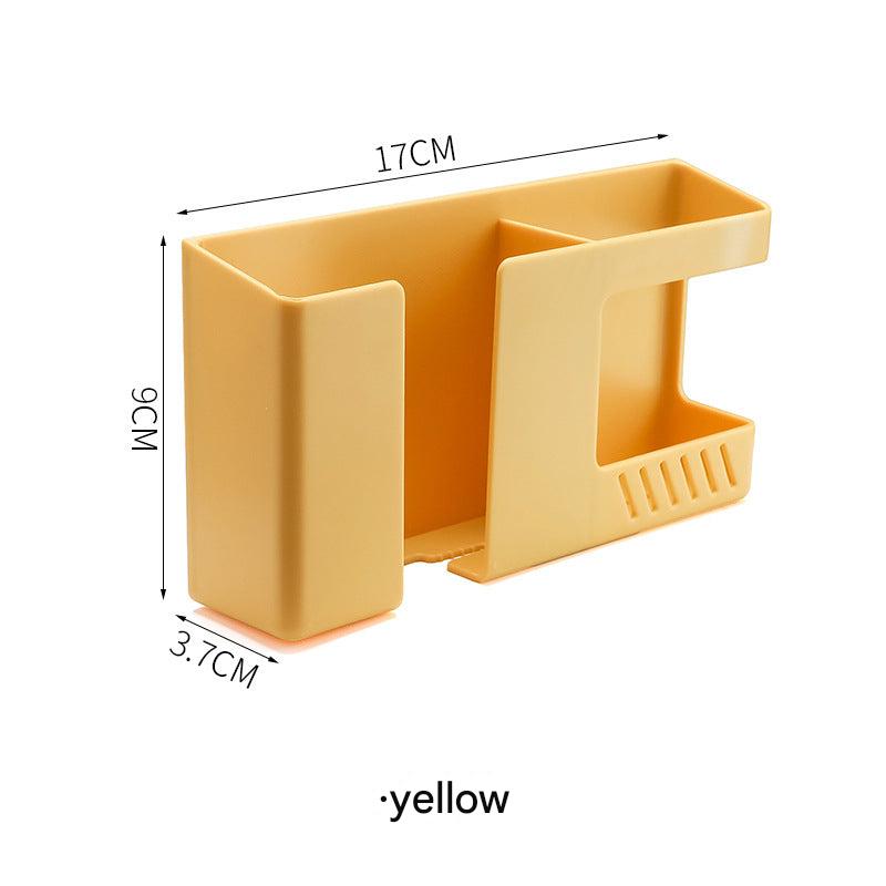 Home organizer for phone chargers and remotes