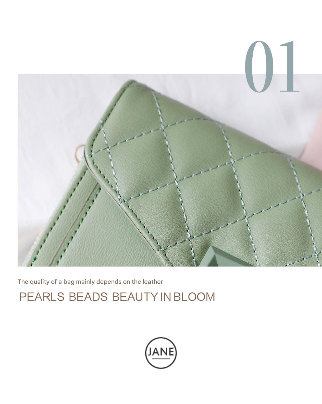 quilted mini shoulder bag blue