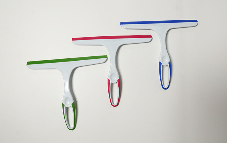 blue glass squeegee tool