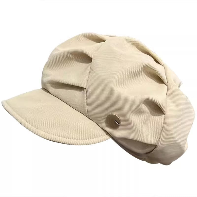 black women's beret hat