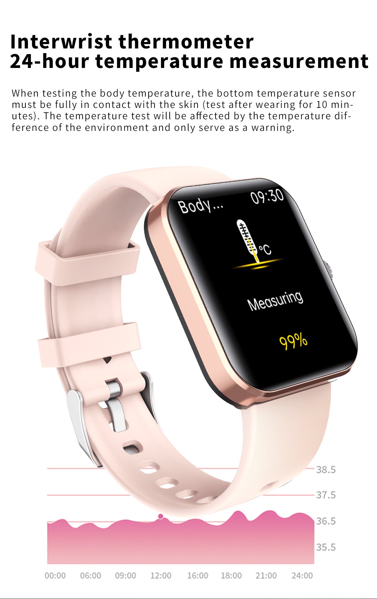 F57L Smartwatch with charging cable