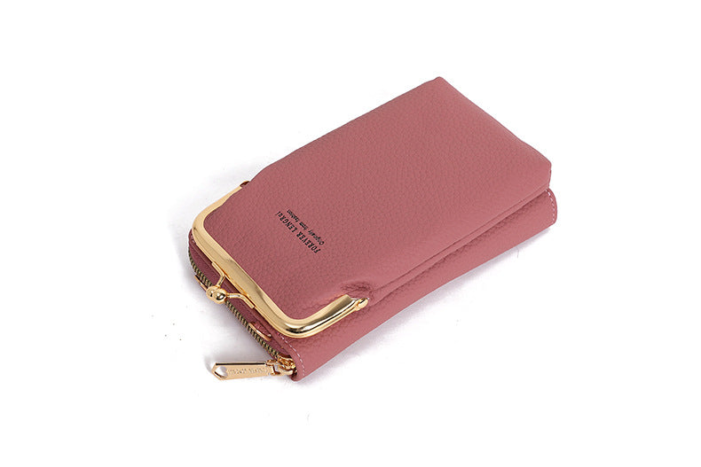 Stylish Mini Women's Phone Wallet Bag - Side View