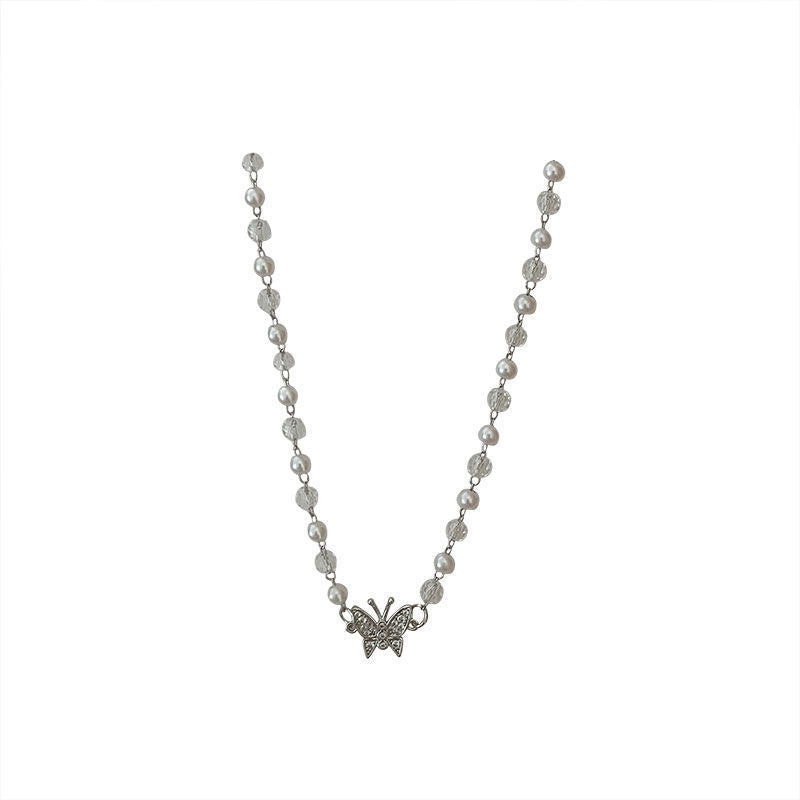 Elegant Butterfly Choker Necklace - Image 1