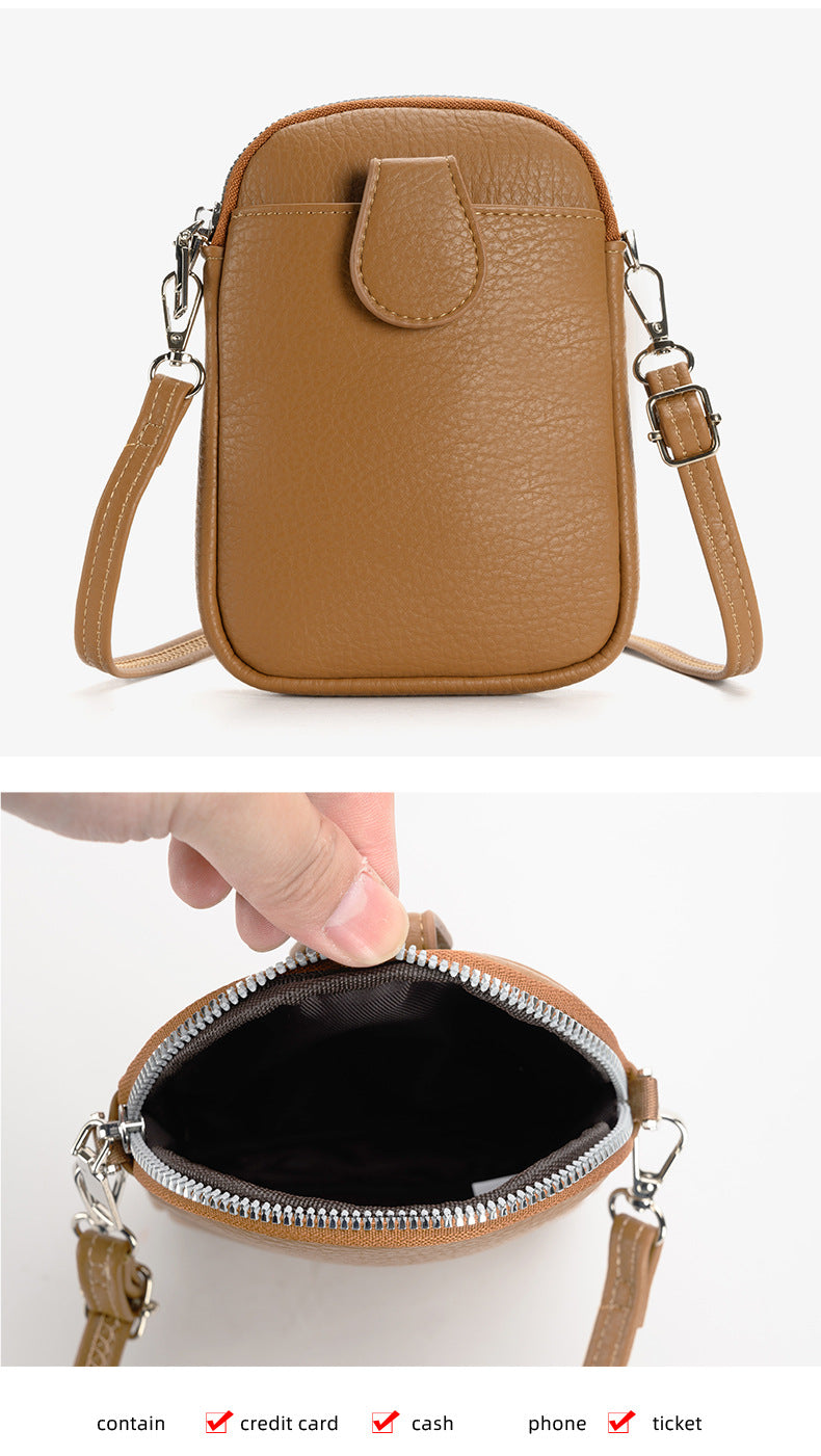 Zippered trendy phone purse