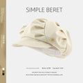 Octagonal Cloud Hat Beige