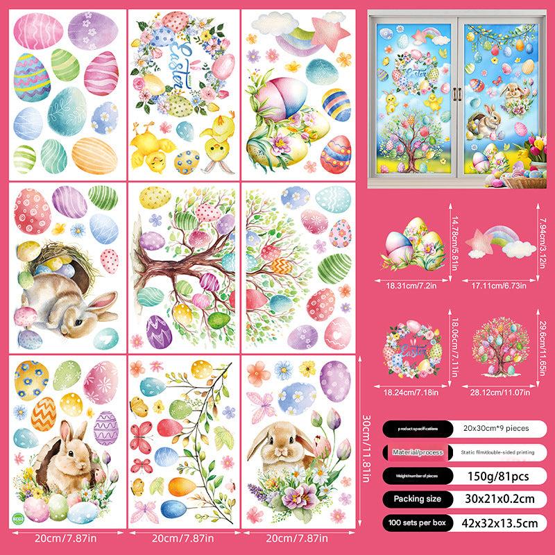 Easter Bunny window sticker design 1