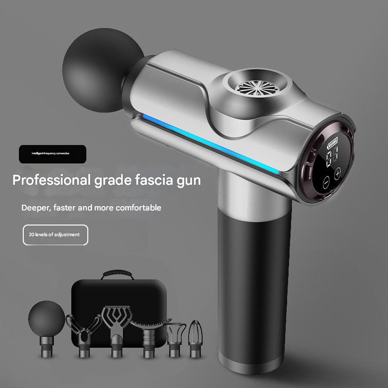 Rechargeable massage gun with charging cable
