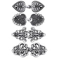 Style 1 Antique Silver (with Clip)