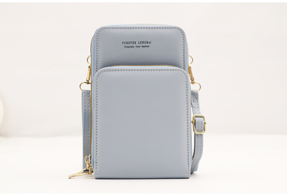 Green durable phone holder bag