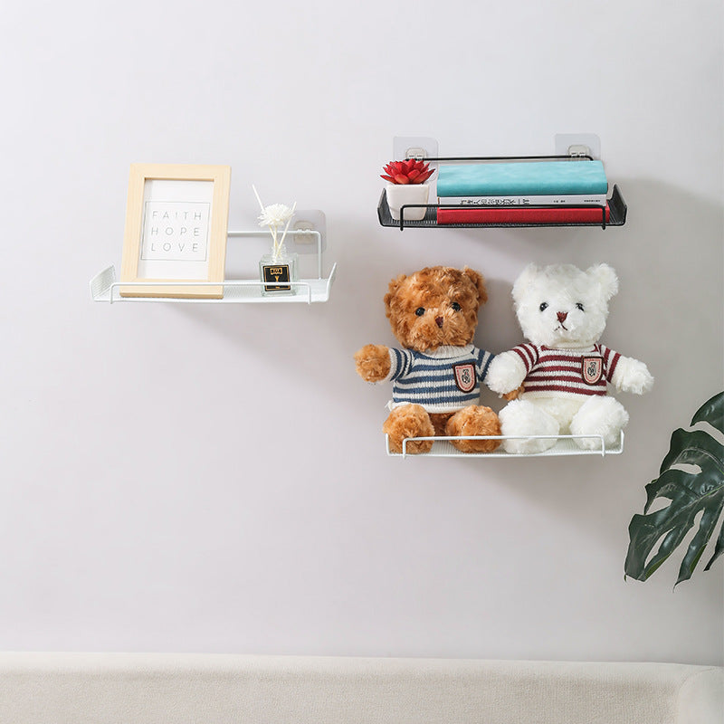 Functional white storage shelf