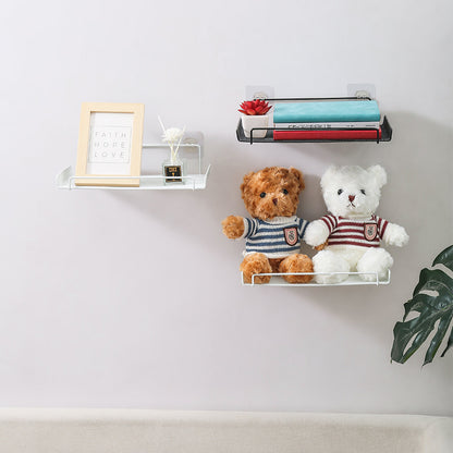 Functional white storage shelf