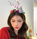 25#Christmas Headband - Reina Bell Branch [With Light]