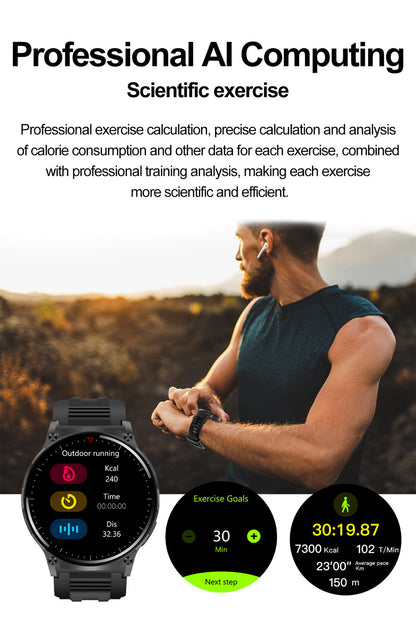 Round dial fitness tracker with IPS display - image 7