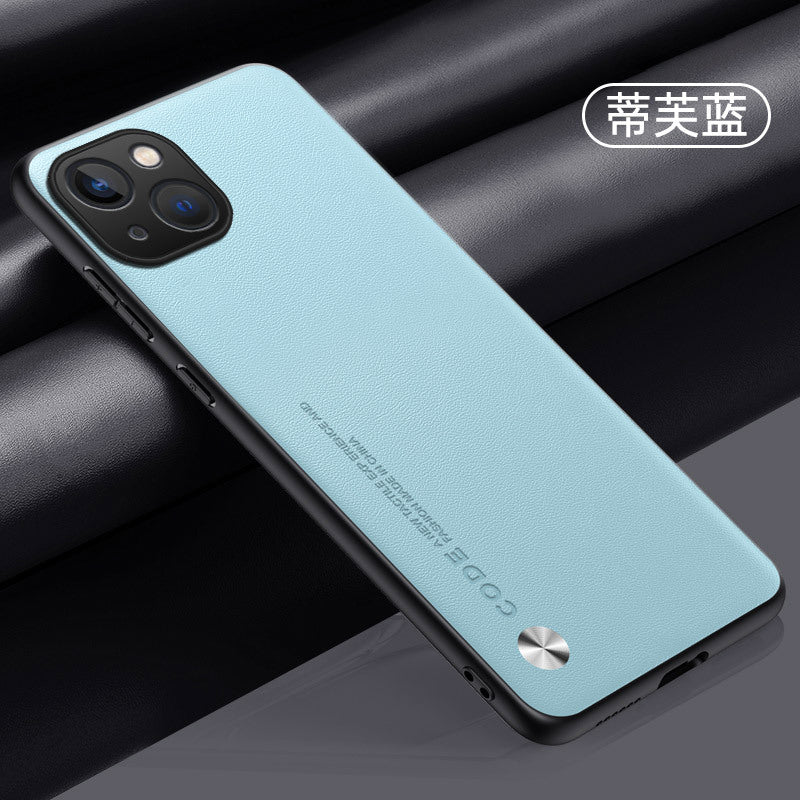 Premium PU Leather iPhone Case for iPhone 15/14/13 - Stylish Protection with Custom Options