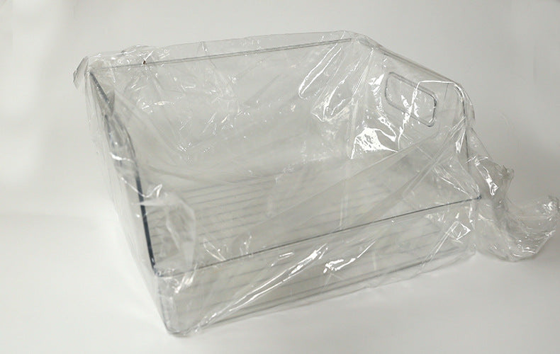 Clear storage box for books